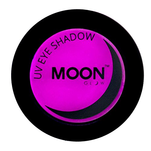 Moon Glow - Blacklight Neon Eye Shadow 0.12oz Purple – Glows brightly under Blacklights/UV Lighting!