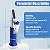 0-10% Salinity Refractometer 1.000-1.070 Specific Gravity Sea Water Tester with ATC Hand Held Refractometer for Saltwater Aquarium, Marine Monitoring (Made of Copper Not Cheap Aluminum)