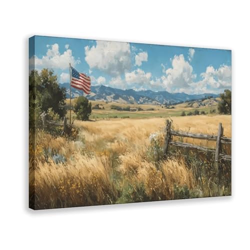 Prairie Wheat Field Canvas Print - Wheat Print Canvas Wall Art Canada ...