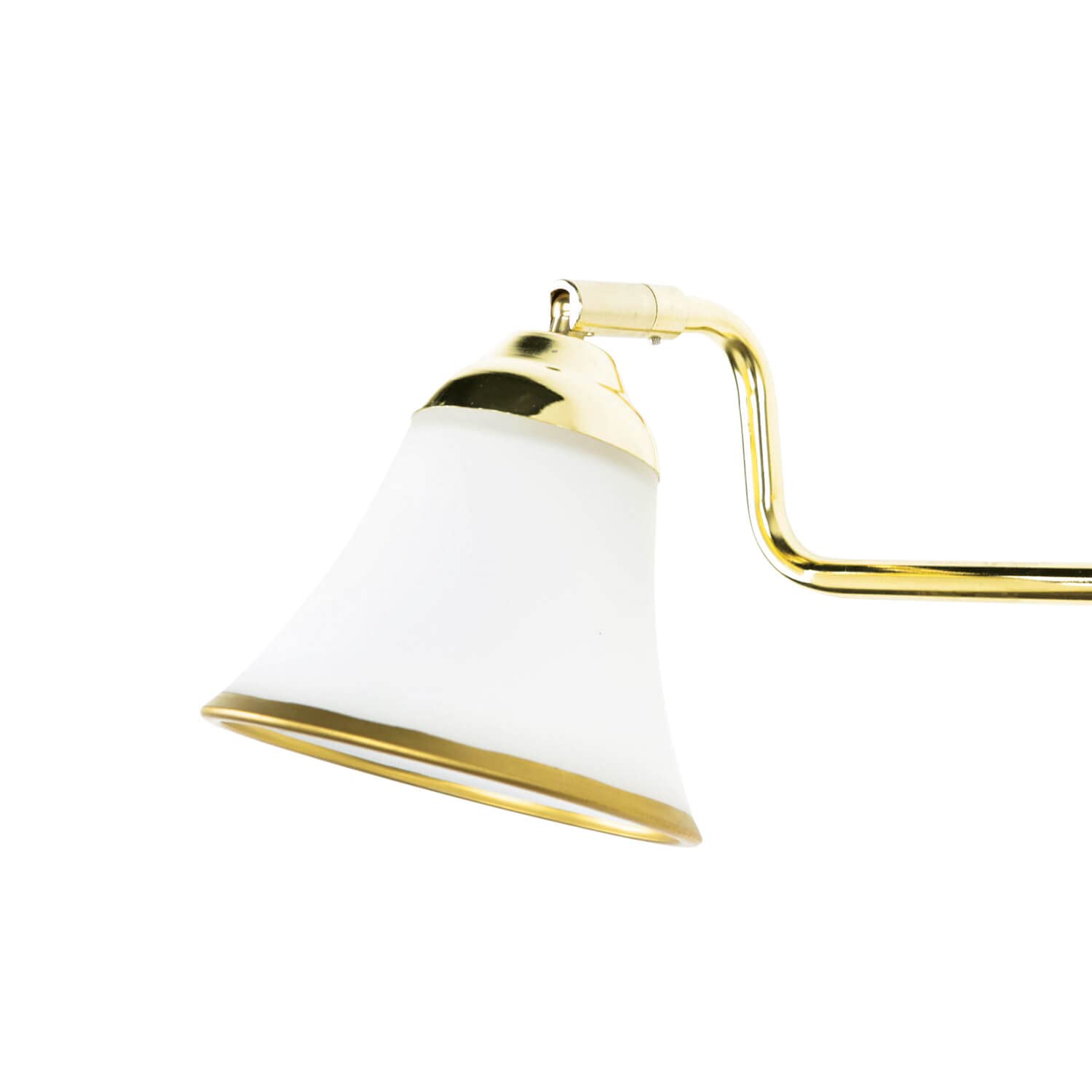 Aplique baño oro, lámpara baño, aplique espejo, Art Nouveau, orientable, poco deslumbrante, cristal, 3 luces, E14, A:70 cm, luz espejo