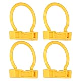 4 Uds. Anillo de Nariz de, Nailon Amarillo, Alta Elasticidad, Ligero, Anillo de Nariz de Vaca de Granja para Ganado (Metro)