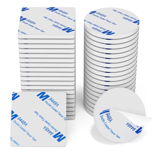 Para coche 5 FIXCHORD HOMMAND Cinta Adhesivo Doble Cara, 40 Piezas Almohadilla...