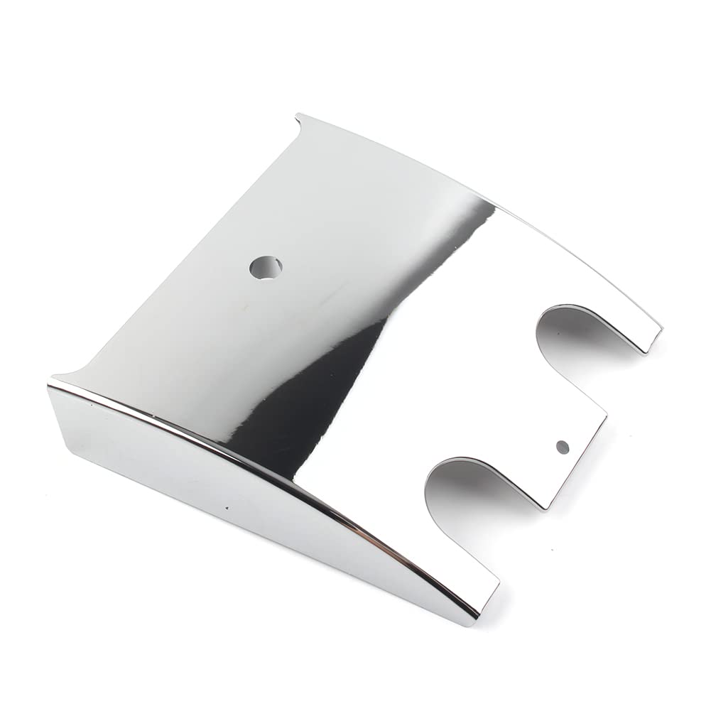 Zhisheng Lower Dash Panel Extended Dashboard Extension for Harley Touring FLT FLHT FLTR 89-07(Chrome)