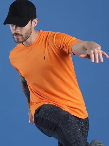 Image of EPPE Men's Round Collar T-Shirt | Regular & Dry Fit Summer Stylish Casual Tee | Polyester Half Sleeve T-Shirts for Men.