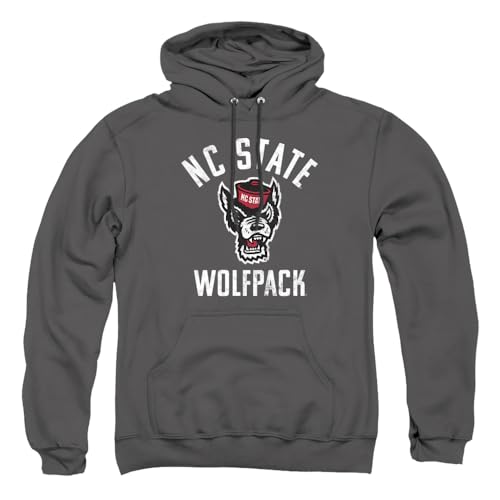 NC State Wolfpack Official Ncsu Wolfpack Logo Unisex Adult, Charcoal, M