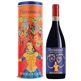 Donnafugata Floramundi Vino Rosso Cerasuolo di Vittoria DOCG Nero d'Avola e Frappato Sicilia Bottiglia 750 ml con Astuccio in Latta Confezione Regalo