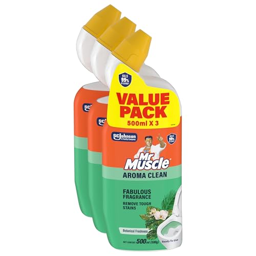 Mr Muscle Toilet Cleaner Pine 500ml (Pack of 3)