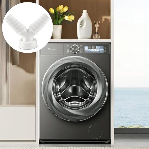 HAOBIN Geschirrspüler und Waschmaschine Abfluss Adapter Waschmaschine Abfluss Adapter Abgang für Rohr 40 mm und Eingang 18-24 mm Zum Anschluss von Waschmaschinen und Geschirrspülern (A) (B)