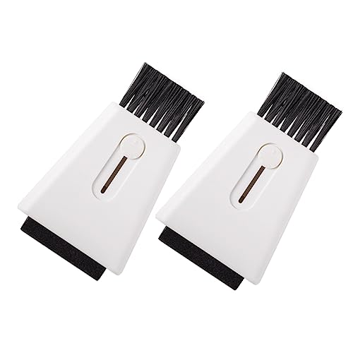 TEHAUX 2Pcs Multi Functional Keyboard Clean Brush Small Dual Head for Dust and Debris for Electronics and Camera Screens Compact Design for