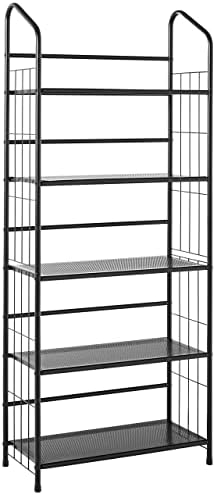 ORE International R597-5 Five Tier Metal Book Rack,Black