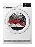 AEG Asciugatrice TR7G81OW Serie 7000 A++, Tecnologia PreciseDry, Pompa di calore, 8 kg, Bianco