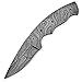 Hand Forged Damascus Steel Blank Blade 6.25" Skinner Knife Making Supplies by CANUSA | AB21