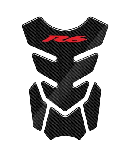 Autocollant pour réservoir moto anti-frottement carbone Yamaha R6 protège réservoir