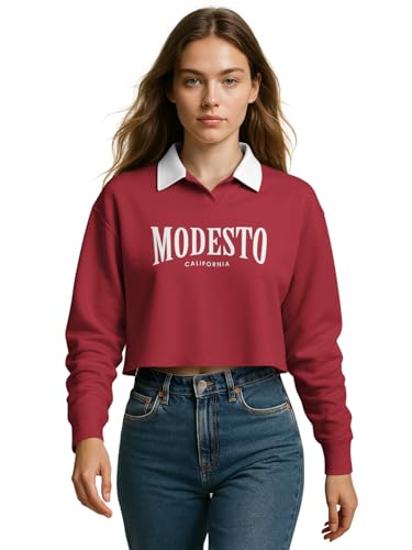 Image of HELLCAT Crop Tshirt for Women Stylish Western | Polo T Shirt for Women Full Sleeves