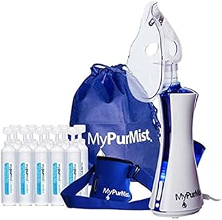 New! 2020 Model MyPurMist Classic Handheld Personal Steam Inhaler (Plug-in) with Free Hands-Free Holder