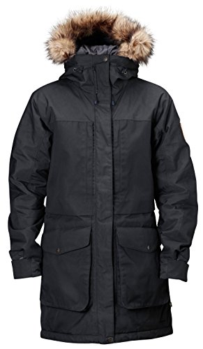 Fjallraven Women's Barents Parka, Medium, Black