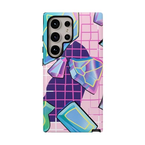 Coque Galaxy S24 Ultra violette anti-rayures brillante motif cristal coloré
