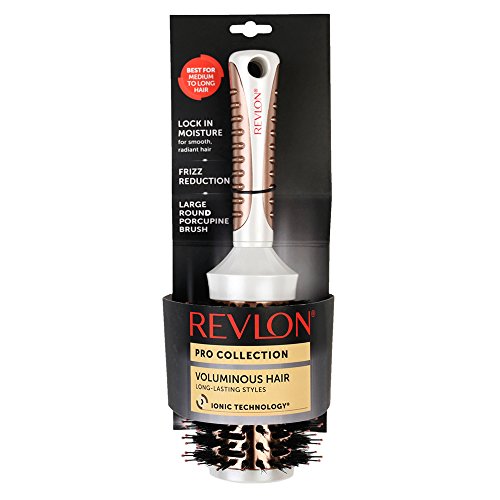Revlon Pro Collection Long-Lasting Styles Voluminous Hair Porcupine Hair Brush, 1.75 inch Rose Gold