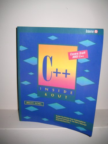 C++ Inside & Out/Covers Draft ANSI C++ 0078818095 Book Cover