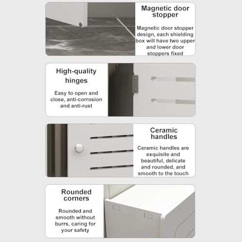 Cache-radiateur en MDF avec tablette de rangement pour salon