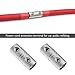 The Lord of the Tools 2Pcs Splice Cable Connector Replacement Metal Watertight Wire Glands Joints Accessories for Heavy Duty Barrel Splice 4-6 AWG