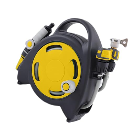 Retractable Hose Reel | Automatic Hose Reel | Garden Hose Reel | High Pressure Water Spray Storage Rack, Portable Garden Spray with Hose Reel Cart Set, Garden Hose Storage for Washing Car, Garden