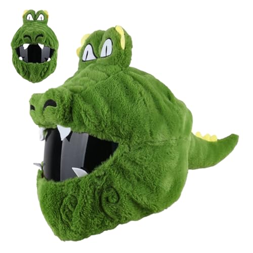 Housse de casque de moto crocodile mignon et accessoires de protection - 7