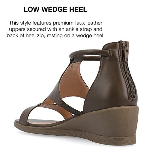 Image of Journee Collection Women's Trayle Wedge Sandals