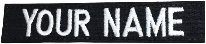 ACU Multicam OCP Black ABU OD Green Desert ..., Custom Name Tape with Fastener (with Fastener, Black) : Clothing, Shoes & Jewelry