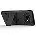 Zizo Bolt Cover - Case for Samsung Galaxy S10e with Military Grade + Glass Screen Protector & Kickstand and Holster (Black/Black)