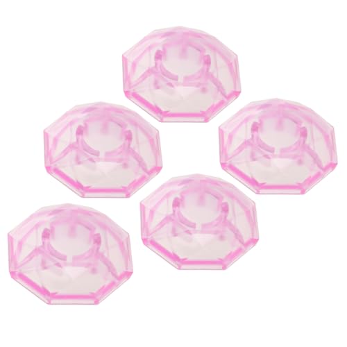 FUNOMOCYA 5pcs Guitar Pedal Button Caps Plastic Footswitch Protectors for Pedal Board Diamond-shaped Guitar Effects Pedal Covers Enhance