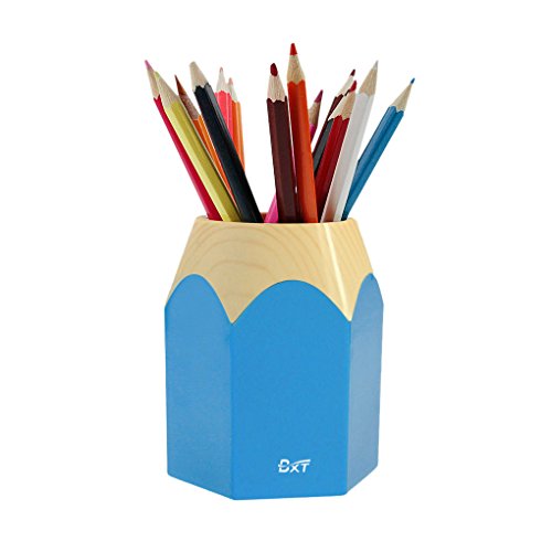 Bao Core BXT Fashionable Adorable Creative Cartoon Pencil Stub Shape Waterproof Pen Pencil Holder Box Cup Blue