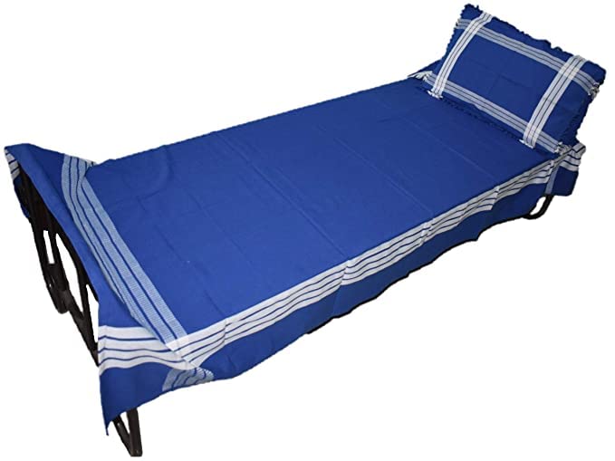 NISSI Blue Color Hospital Bed Sheet for Single Size Bed 60" x90