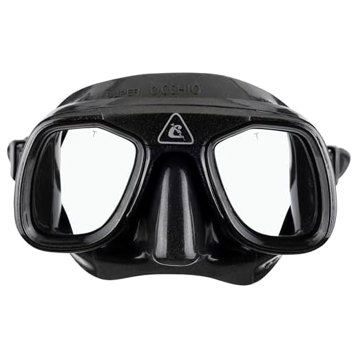Cressi Tauchmaske Superocchio Gafas de Buceo, Unisex, Negro, Talla Única