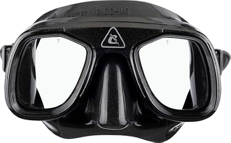 Cressi Adult 2-Window Low Volume Diving Mask | Superocchio: Made in Italy Low Volume Mask Made of Quality Silicone for a Perfect Seal | Superocchio: Made in Italy