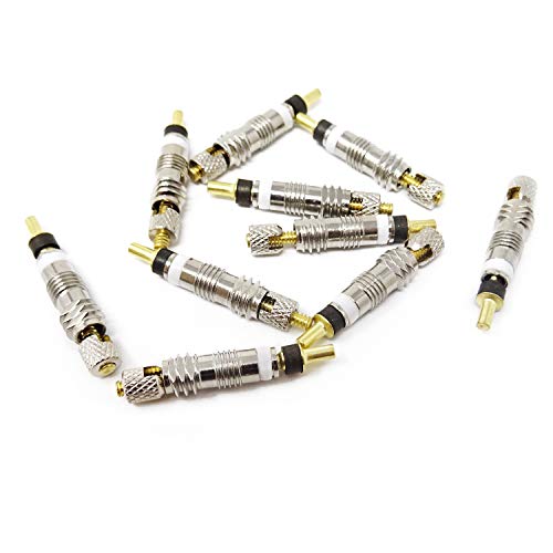 HONBAY 10PCS Presta Valve Cores Brass Tubeless Cores Kit Bike Replacement for Road and MTB Bike Tubeless Presta Valve Stem, Stan's, Vittoria, Continental, Kenda and More