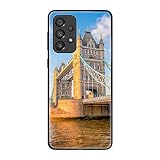 König Design Cover Compatibile con Samsung Galaxy A33 5G Custodia TPU Protezione Angoli Antiurto Sottile Antigraffio Custodia per Samsung Galaxy A33 5G - Tower Bridge