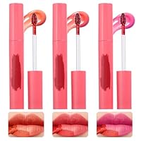 3 Stück Lip Tint Peel Off,Liptint,Lip Stain Peel Off,Peel off Lip Tint Stain,Langlebiger Peel off Matter Lipgloss,Langlebig Und Wasserdicht Liptint Peel off Lip Stain,Für Verschiedene Anlässe