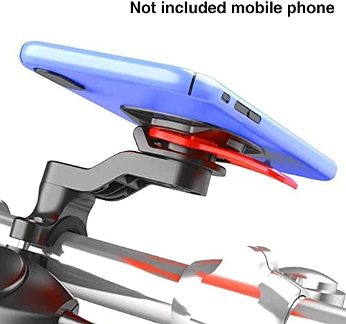 ALEOHALTER Bike Phone Mount, Motorcycle Handlebar Phone Holder, Detachable Bicycle Cell Phone Holder with Ultra-Lock Quick Mount for Most 4.7-7.2inch Smartphone