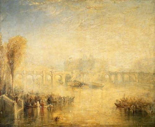 Impression d'affiches Turner Le Pont Neuf à Paris Toile Haute Définition 60x90 cm