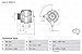 Produktbild BOSCH 0986080410 Generator