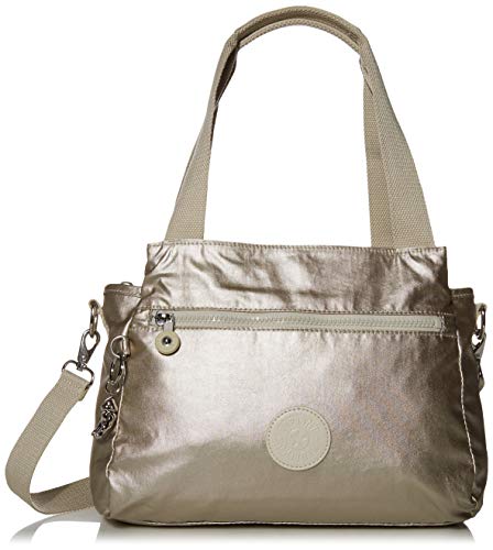 Kipling Women's Elysia Handbag Convertible Cross Body, cloud Metal, One Size