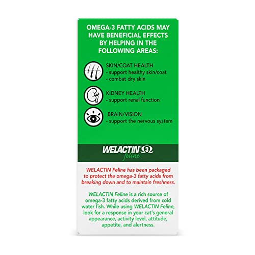 Nutramax Welactin Omega-3 Fish Oil Skin And Coat Health Supplement Liquid For Cats - 4 Ounce #TOP1