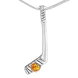 Feldhockey Schläger Material: echt 925 Silber besetzt mit Naturbernstein