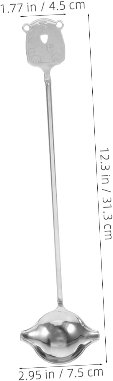 Sauce Ladle and Side Spout with Long Handle Stainless Steel