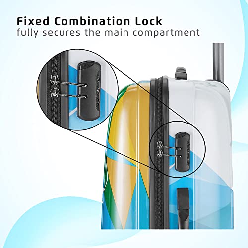 Image of Safari Luma 77 Cms Large Check-in Trolley Bag Hard Case Polycarbonate 4 Wheels 360 Degree Wheeling System Luggage, Trolley Bags for Travel, Suitcase for Travel, Multicolour