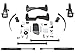 Fabtech FTS23009BK Suspension Lift Kit Component (06-11 Ram 1500 4Wd 6 In. Comp Box # 3)