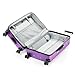 OenoTourer Wine Carrier Luggage for Carrying 12 Bottles of Wine for Travel. Spinner Wheel, TSA Lock & Expandable. Wine Bottles Are UNBREAKABLE If Wine Carrier Bag Is Dropped from Up To 6 Feet. Purple.