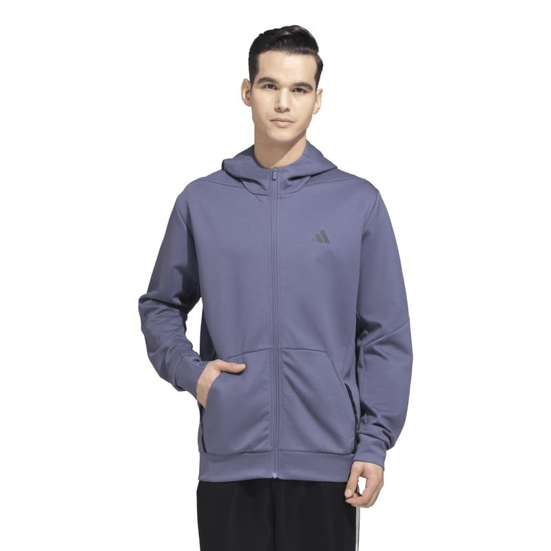 Men Track Tops | D4T Full-Zip Ho | Purple |-image-49