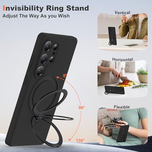 SKYLMW Case for Samsung Galaxy S26 Ultra with Stand,6.9" Black by SKYLMW - Used condition - Image 2